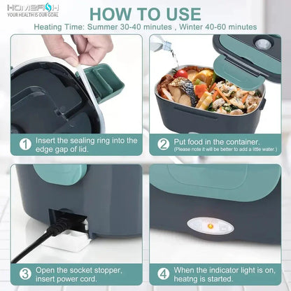 Heated Lunch Box (Perfect for Back to School)